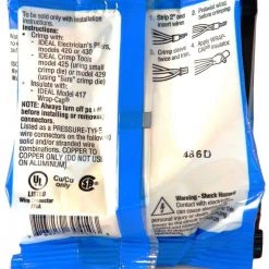 Steel Crimp Sleeve Connector (Bags of 100, Standard Package 2 Bags) by IDEAL 10 Steel Crimp Sleeve Connector (Bags of 100, Standard Package 2 Bags) by IDEAL -Cooper Bussmann sale ideal wire connectors wire terminals 30 410 44 1000