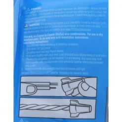 454 Wing-Nut Wire Connector, Blue (100/Bag) by IDEAL -Cooper Bussmann sale ideal wire connectors wire terminals 30 654 1f 1000
