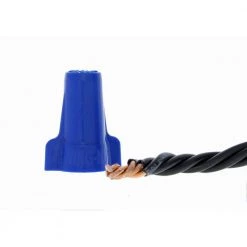 454 Wing-Nut Wire Connector, Blue (100/Bag) by IDEAL -Cooper Bussmann sale ideal wire connectors wire terminals 30 654 c3 1000