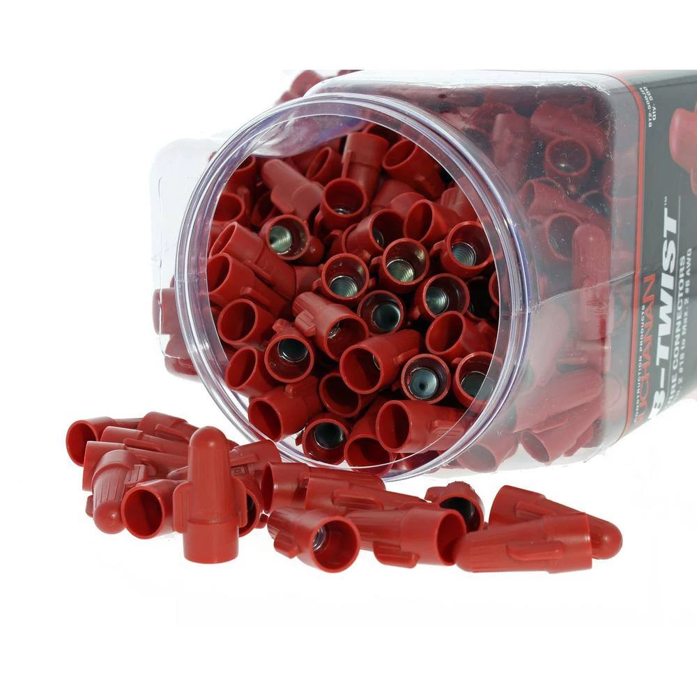 B-Twist Wire Connector, BT2, Red, 500 (Jar) by IDEAL 9 B-Twist Wire Connector, BT2, Red, 500 (Jar) by IDEAL - Image 9