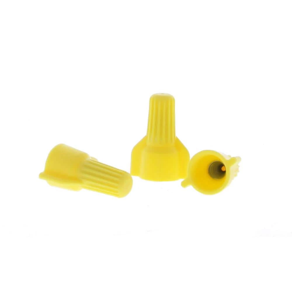 WingTwist Yellow Wire Connectors (500-Count Bag) by IDEAL 2 WingTwist Yellow Wire Connectors (500-Count Bag) by IDEAL - Image 2