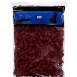 WingTwist Red Wire Connectors (500-Count Bag) by IDEAL -Cooper Bussmann sale ideal wire connectors wire terminals wt52 500b 1f 1000