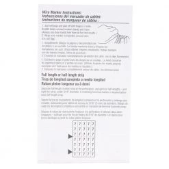 Asst 0-9, 45 Wire Marker Booklet (Standard Package is 2 Booklets) by IDEAL -Cooper Bussmann sale ideal wire management 44 101 c3 1000