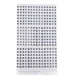 Wire Marker Booklet, Legend 46-90, (Standard Package 2 Booklets, 10 Cards Each) by IDEAL 8 Wire Marker Booklet, Legend 46-90, (Standard Package 2 Booklets, 10 Cards Each) by IDEAL -Cooper Bussmann sale ideal wire management 44 104 4f 1000