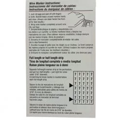 Buchanan Wire Marker Booklet 1-45 (10 Markers per Booklet, Standard Package 2 Booklets) by IDEAL 10 Buchanan Wire Marker Booklet 1-45 (10 Markers per Booklet, Standard Package 2 Booklets) by IDEAL -Cooper Bussmann sale ideal wire management 775103 1f 1000