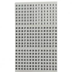 Buchanan Wire Marker Booklet 1-45 (10 Markers per Booklet, Standard Package 2 Booklets) by IDEAL 11 Buchanan Wire Marker Booklet 1-45 (10 Markers per Booklet, Standard Package 2 Booklets) by IDEAL -Cooper Bussmann sale ideal wire management 775103 44 1000