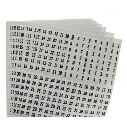 Buchanan Wire Marker Booklet 1-45 (10 Markers per Booklet, Standard Package 2 Booklets) by IDEAL 9 Buchanan Wire Marker Booklet 1-45 (10 Markers per Booklet, Standard Package 2 Booklets) by IDEAL -Cooper Bussmann sale ideal wire management 775103 4f 1000