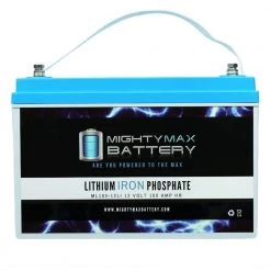 Cooper Bussmann sale 6 ML100-12LI - 12 Volt 100 AH Deep Cycle Lithium Battery by MIGHTY MAX BATTERY