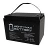 12-Volt 110 Ah Rechargeable Sealed Lead Acid (SLA) Battery by MIGHTY MAX BATTERY