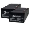 12 -Volt 15 Ah Sealed Lead Acid Rechargeable F2 Terminal Battery (6-Pack) by MIGHTY MAX BATTERY