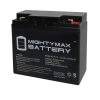 12-Volt 18 Ah F2 Terminal Rechargeable Sealed Lead Acid (SLA) Battery by MIGHTY MAX BATTERY