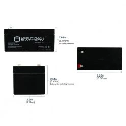 ML3-12 Replacement For Toro Lawn mower # 106-8397 BATTERY-12V 3.4Ah by MIGHTY MAX BATTERY 8 ML3-12 Replacement For Toro Lawn mower # 106-8397 BATTERY-12V 3.4Ah by MIGHTY MAX BATTERY -Cooper Bussmann sale mighty max battery 12v batteries ml3 1271 1f 1000