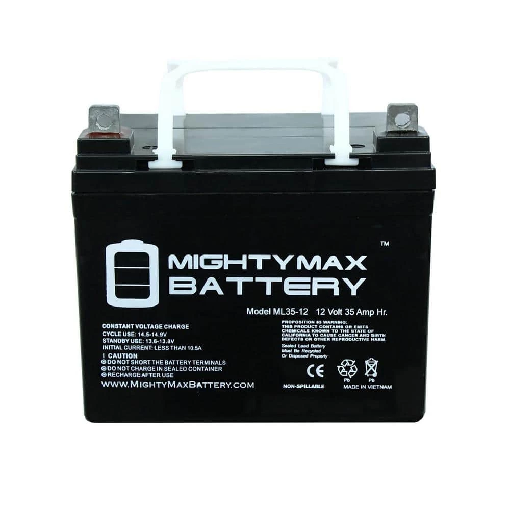 12-Volt 35 Ah Sealed Lead Acid (SLA) Rechargeable Battery by MIGHTY MAX BATTERY 5 12-Volt 35 Ah Sealed Lead Acid (SLA) Rechargeable Battery by MIGHTY MAX BATTERY - Image 5