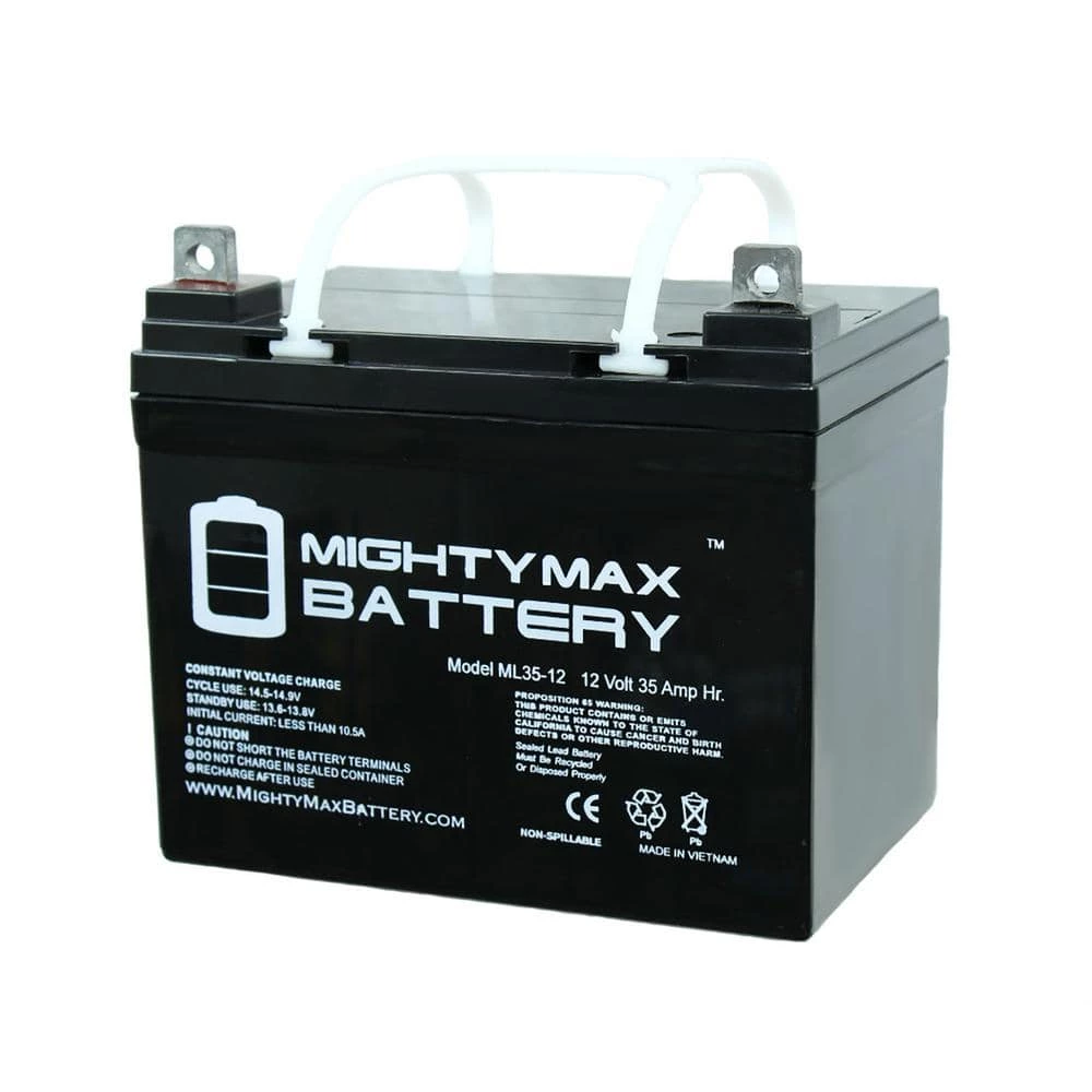 12-Volt 35 Ah Sealed Lead Acid (SLA) Rechargeable Battery by MIGHTY MAX BATTERY 1 12-Volt 35 Ah Sealed Lead Acid (SLA) Rechargeable Battery by MIGHTY MAX BATTERY