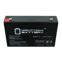 6V 7Ah SLA Replacement Battery for Enduring 3FM7 by MIGHTY MAX BATTERY 9 6V 7Ah SLA Replacement Battery for Enduring 3FM7 by MIGHTY MAX BATTERY -Cooper Bussmann sale mighty max battery 12v batteries ml7 6123296 44 1000