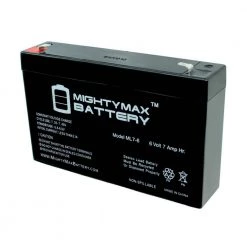 6volt 7.2ah Battery Replacement for WKA6-7.2F by MIGHTY MAX BATTERY