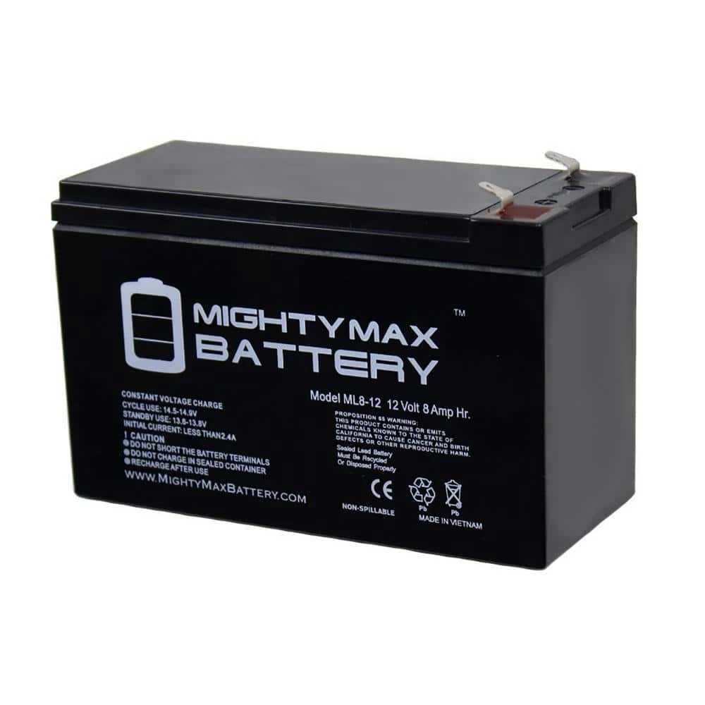 12-Volt 8 Ah Replacement for APC Back-UPS ES 750 UPS Battery by MIGHTY MAX BATTERY 1 12-Volt 8 Ah Replacement for APC Back-UPS ES 750 UPS Battery by MIGHTY MAX BATTERY