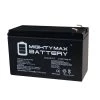 12V 9Ah SLA Replacement Battery for Leoch DJW12-9.0 T2, DJW 12-9.0 T2 by MIGHTY MAX BATTERY