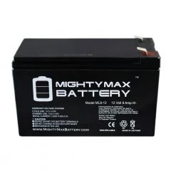 12-Volt 9 Ah SLA (Sealed Lead Acid) AGM Type Replacement Battery (10-Pack) by MIGHTY MAX BATTERY -Cooper Bussmann sale mighty max battery 12v batteries ml9 12mp10 4f 1000