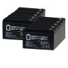 12-Volt 9 Ah SLA (Sealed Lead Acid) AGM Type Replacement Battery (10-Pack) by MIGHTY MAX BATTERY
