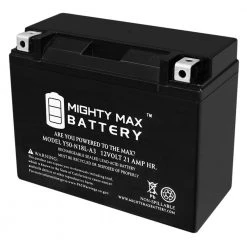 12-Volt 21 AH 350 CCA Rechargeable Sealed Lead Acid (SLA) AGM Battery by MIGHTY MAX BATTERY