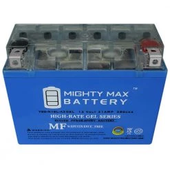 12-Volt 21 AH 350 CCA GEL Rechargeable Sealed Lead Acid (SLA) AGM Battery by MIGHTY MAX BATTERY -Cooper Bussmann sale mighty max battery 12v batteries y50 n18l a3gel fa 1000
