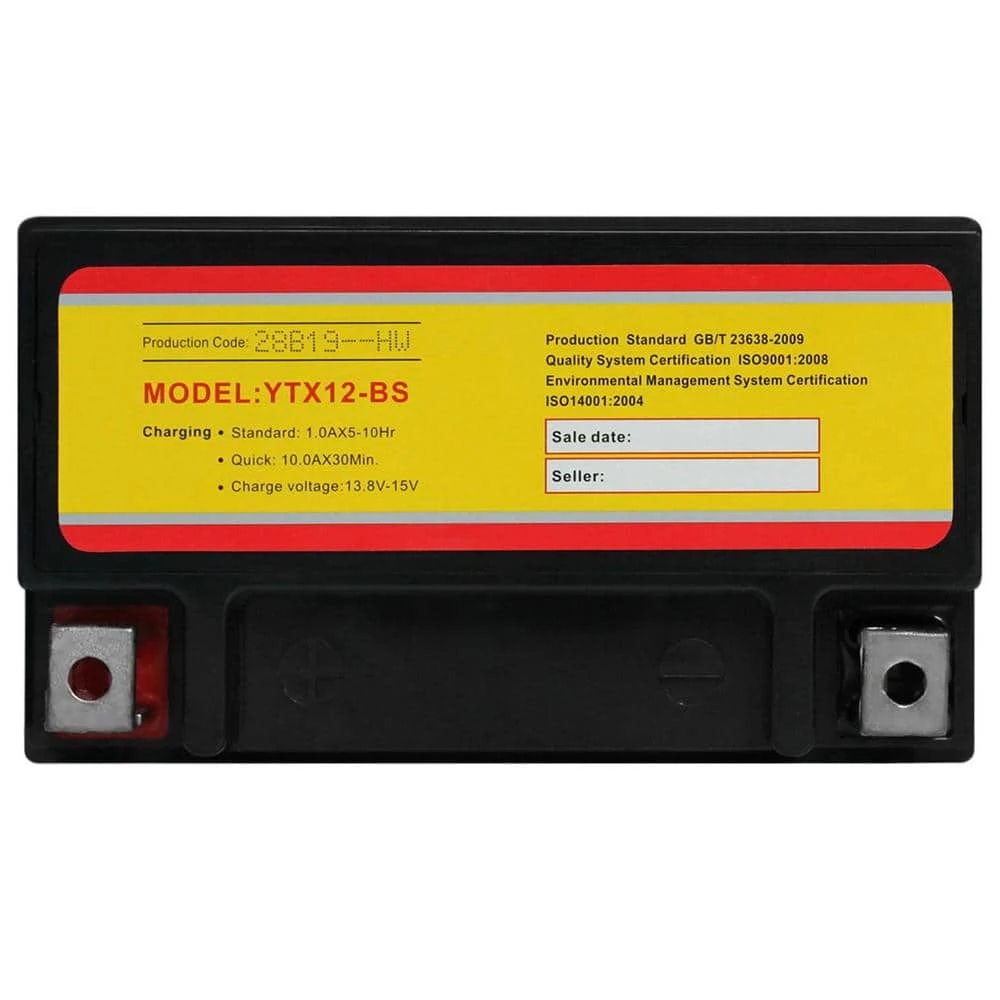 12-Volt 10 Ah 180 CCA Rechargeable Sealed Lead Acid (SLA) Powersport Battery by MIGHTY MAX BATTERY 4 12-Volt 10 Ah 180 CCA Rechargeable Sealed Lead Acid (SLA) Powersport Battery by MIGHTY MAX BATTERY - Image 4