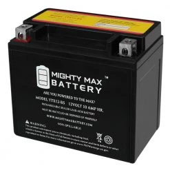 12-Volt 10 Ah 180 CCA Rechargeable Sealed Lead Acid (SLA) Powersport Battery by MIGHTY MAX BATTERY