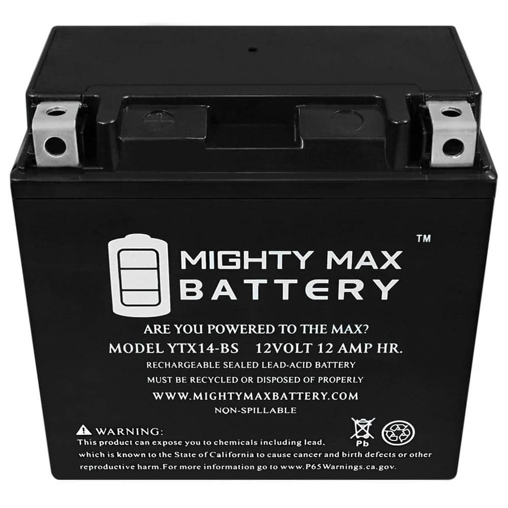 YTX14-BS Replacement Battery for HONDA VTX1300 CRS 03-09 by MIGHTY MAX BATTERY 6 YTX14-BS Replacement Battery for HONDA VTX1300 CRS 03-09 by MIGHTY MAX BATTERY - Image 6