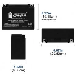 12-Volt 21 Ah 350 CCA Rechargeable Sealed Lead Acid (SLA) Powersport Battery by MIGHTY MAX BATTERY 10 12-Volt 21 Ah 350 CCA Rechargeable Sealed Lead Acid (SLA) Powersport Battery by MIGHTY MAX BATTERY -Cooper Bussmann sale mighty max battery 12v batteries ytx24hl bs 44 1000