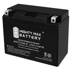 12-Volt 21 Ah 350 CCA Rechargeable Sealed Lead Acid (SLA) Powersport Battery by MIGHTY MAX BATTERY