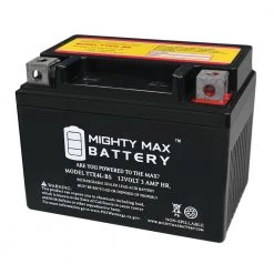 12-Volt 3 Ah 50 CCA Rechargeable Sealed Lead Acid (SLA) Powersport Battery by MIGHTY MAX BATTERY