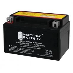 12-Volt 6 Ah 105 CCA Sealed Lead Acid (SLA) AGM Powersport Battery by MIGHTY MAX BATTERY