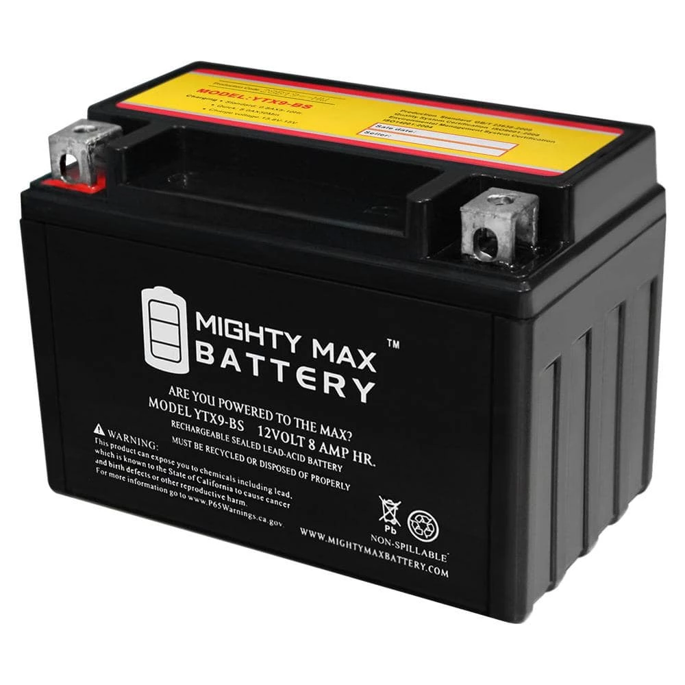 YTX9-BS Replaces Honda ATV TRX300EX TRX400EX 300EX 400EX CBR900R RR by MIGHTY MAX BATTERY 1 YTX9-BS Replaces Honda ATV TRX300EX TRX400EX 300EX 400EX CBR900R RR by MIGHTY MAX BATTERY