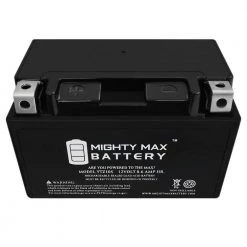 12-Volt 8.6 Ah 190 CCA Rechargeable Sealed Lead Acid (SLA) Powersport Battery by MIGHTY MAX BATTERY -Cooper Bussmann sale mighty max battery 12v batteries ytz10s fa 1000