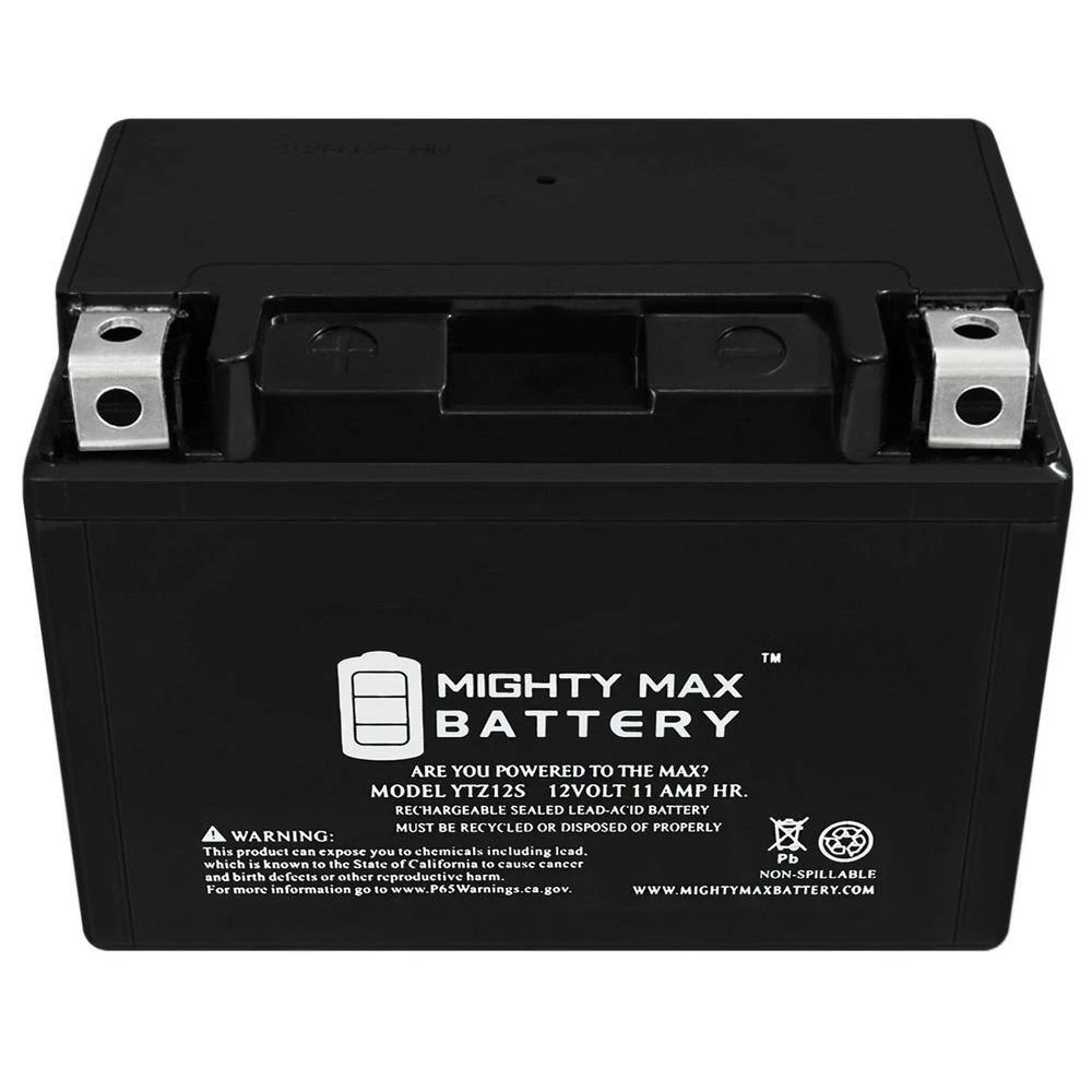 12-Volt 11 Ah 210 CCA Rechargeable Sealed Lead Acid (SLA) Powersports Battery by MIGHTY MAX BATTERY 6 12-Volt 11 Ah 210 CCA Rechargeable Sealed Lead Acid (SLA) Powersports Battery by MIGHTY MAX BATTERY - Image 6