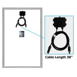 100-Watt 12-Volt Polycrystalline Solar Panel for RV's, Boats and Off Grid Applications by MIGHTY MAX BATTERY -Cooper Bussmann sale mighty max battery solar panels mls 100wp 4f 1000