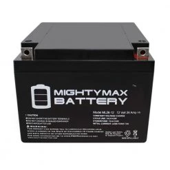 ML26-12 12V 26AH Replacement Battery for UB12260-ER by MIGHTY MAX BATTERY 9 ML26-12 12V 26AH Replacement Battery for UB12260-ER by MIGHTY MAX BATTERY -Cooper Bussmann sale mighty max battery specialty batteries max3462011 44 1000