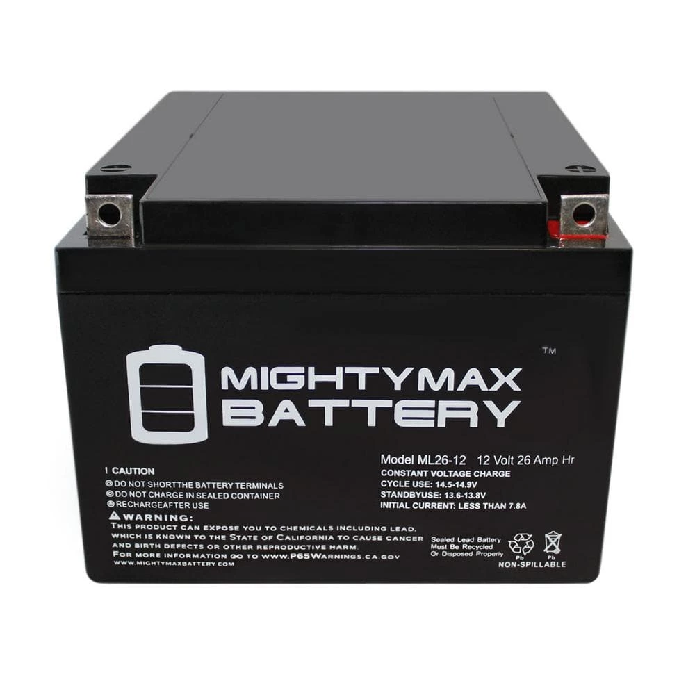 ML26-12 12V 26AH Replacement Battery for UB12260-ER by MIGHTY MAX BATTERY 5 ML26-12 12V 26AH Replacement Battery for UB12260-ER by MIGHTY MAX BATTERY - Image 5