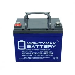 12V 35AH GEL Battery for SOLAR ENERGY STORAGE by MIGHTY MAX BATTERY -Cooper Bussmann sale mighty max battery specialty batteries max3517781 44 1000