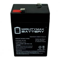 6V 4.5AH SLA Replacement Battery compatible with Power Patrol SLA0905 SLA090 by MIGHTY MAX BATTERY 9 6V 4.5AH SLA Replacement Battery compatible with Power Patrol SLA0905 SLA090 by MIGHTY MAX BATTERY -Cooper Bussmann sale mighty max battery specialty batteries max3811469 44 1000
