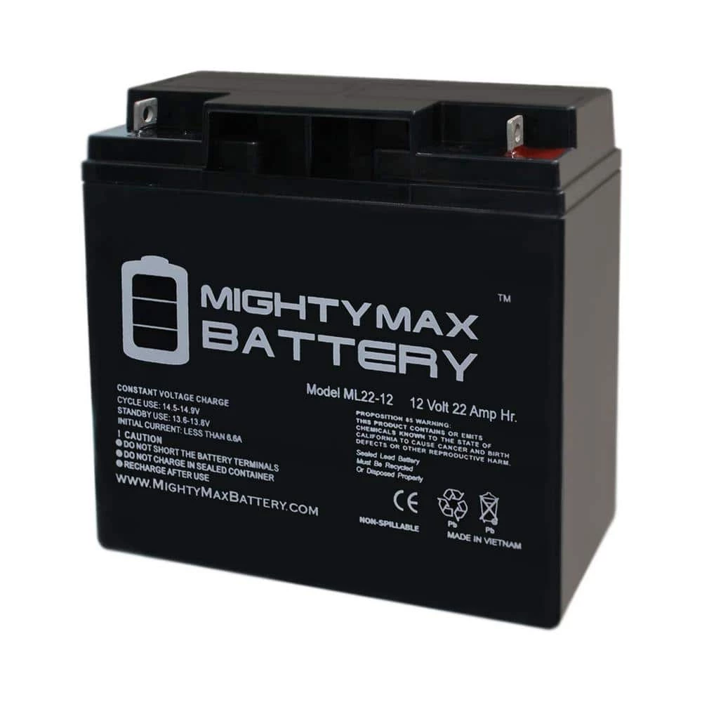 12V 22AH SLA Battery Replacement for BB HR22-12 by MIGHTY MAX BATTERY 1 12V 22AH SLA Battery Replacement for BB HR22-12 by MIGHTY MAX BATTERY
