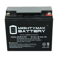 12V 18AH INT Battery Replacement for Troy-Bilt 7000 Watt XP Generator by MIGHTY MAX BATTERY -Cooper Bussmann sale mighty max battery specialty batteries max3902053 44 1000