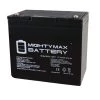 12V 55AH INT Battery Replacement for Werker WKA12-55C/FR by MIGHTY MAX BATTERY