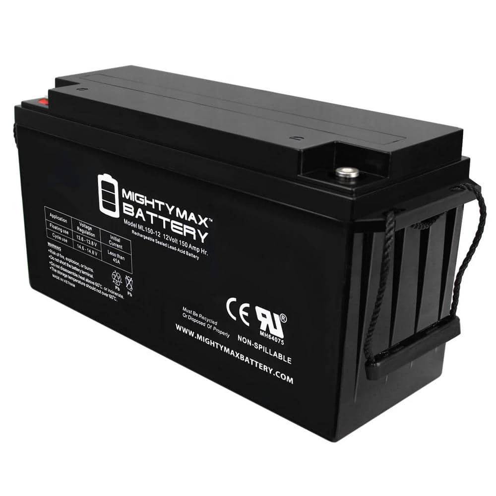 12V 150AH SLA Replacement Battery for 150ah Deep Cycle Rechargeable Battery by MIGHTY MAX BATTERY 1 12V 150AH SLA Replacement Battery for 150ah Deep Cycle Rechargeable Battery by MIGHTY MAX BATTERY