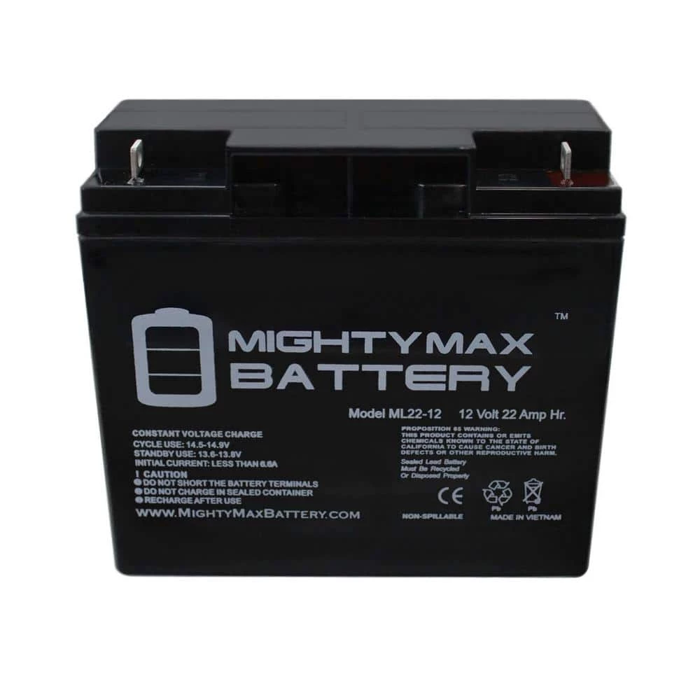 12V 22AH SLA Replacement Battery for Jump-N-Carry JNC770 by MIGHTY MAX BATTERY 5 12V 22AH SLA Replacement Battery for Jump-N-Carry JNC770 by MIGHTY MAX BATTERY - Image 5
