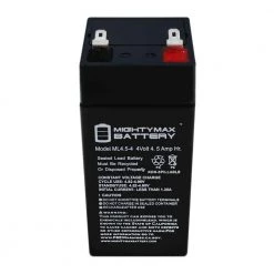 4-Volt 4.5 Ah SLA (Sealed Lead Acid) AGM Type Replacement Battery (3-Pack) by MIGHTY MAX BATTERY 8 4-Volt 4.5 Ah SLA (Sealed Lead Acid) AGM Type Replacement Battery (3-Pack) by MIGHTY MAX BATTERY -Cooper Bussmann sale mighty max battery specialty batteries ml4 5 4mp3 4f 1000